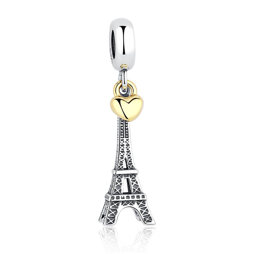 Paris Eiffel Tower Charm, Sterling Silver – MIADEAL
